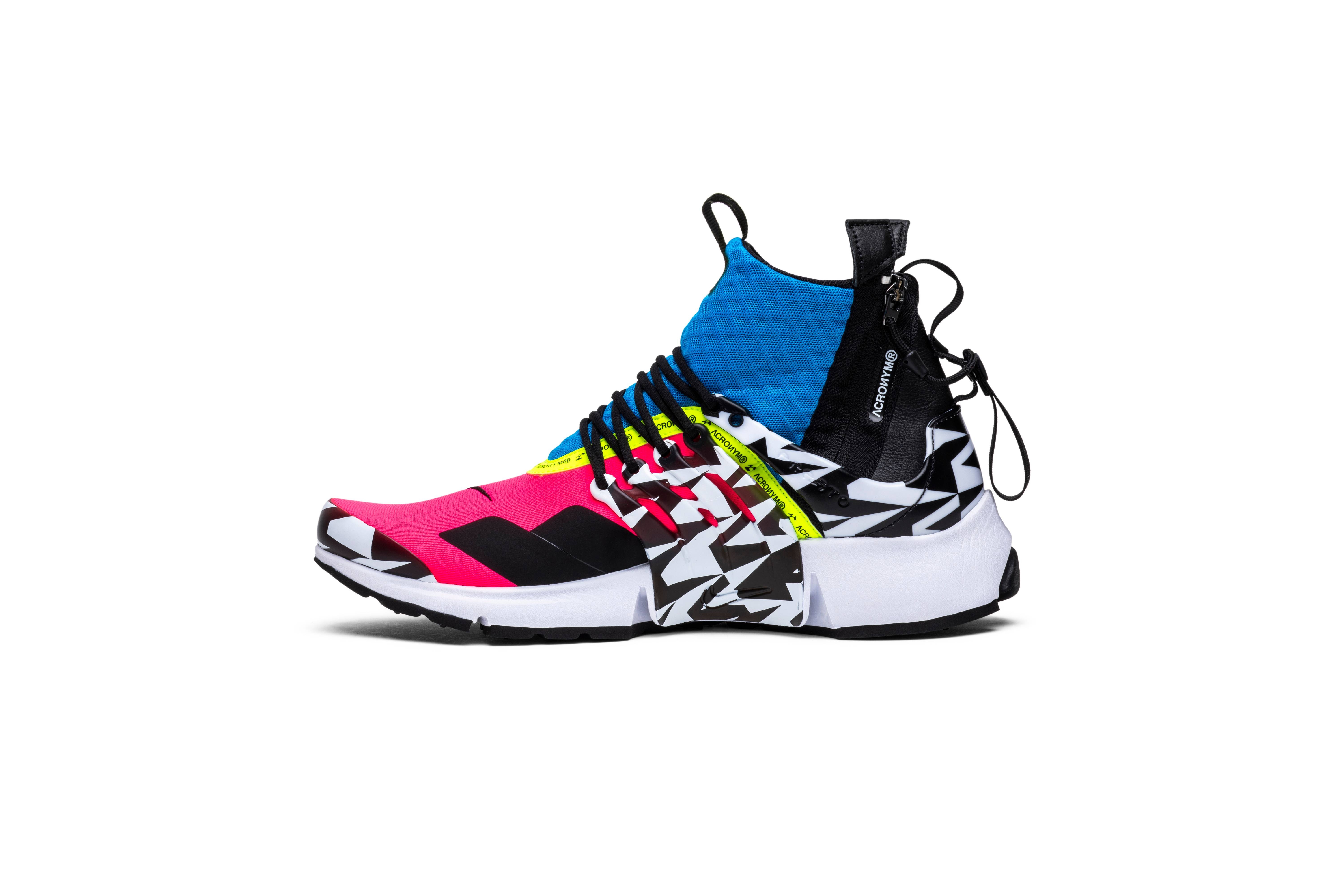 Acronym x Air Presto Mid 'Racer Pink' - 3