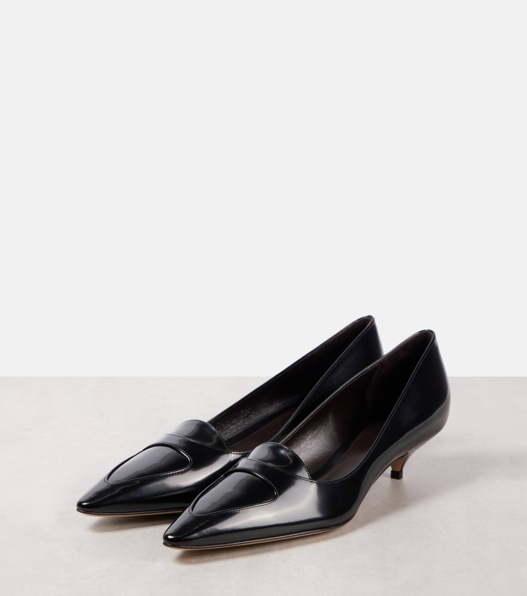 Viv leather loafer pumps - 4