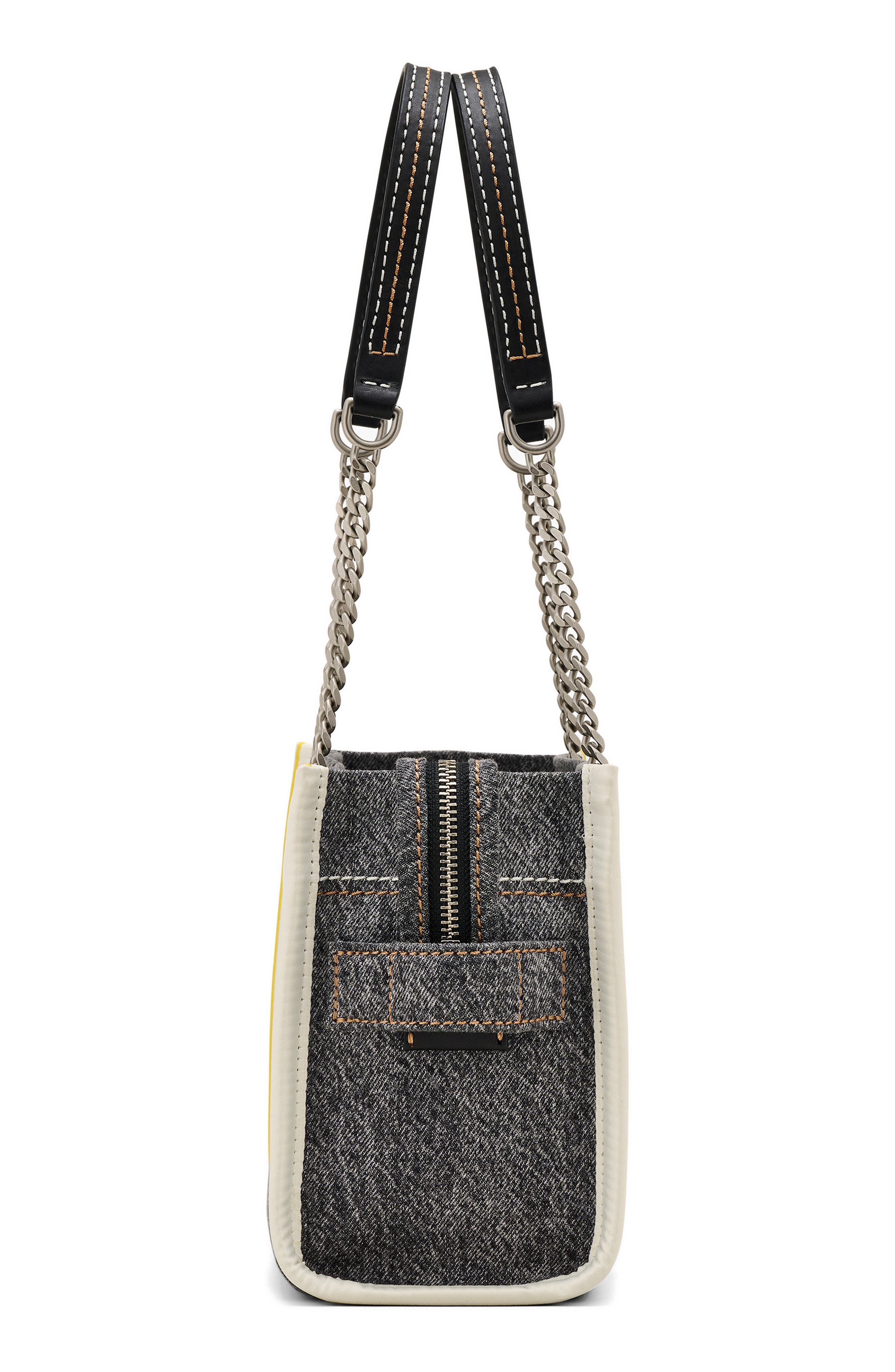 Marc Jacobs The Small Denim Tote in Black Wash at Nordstrom - 5