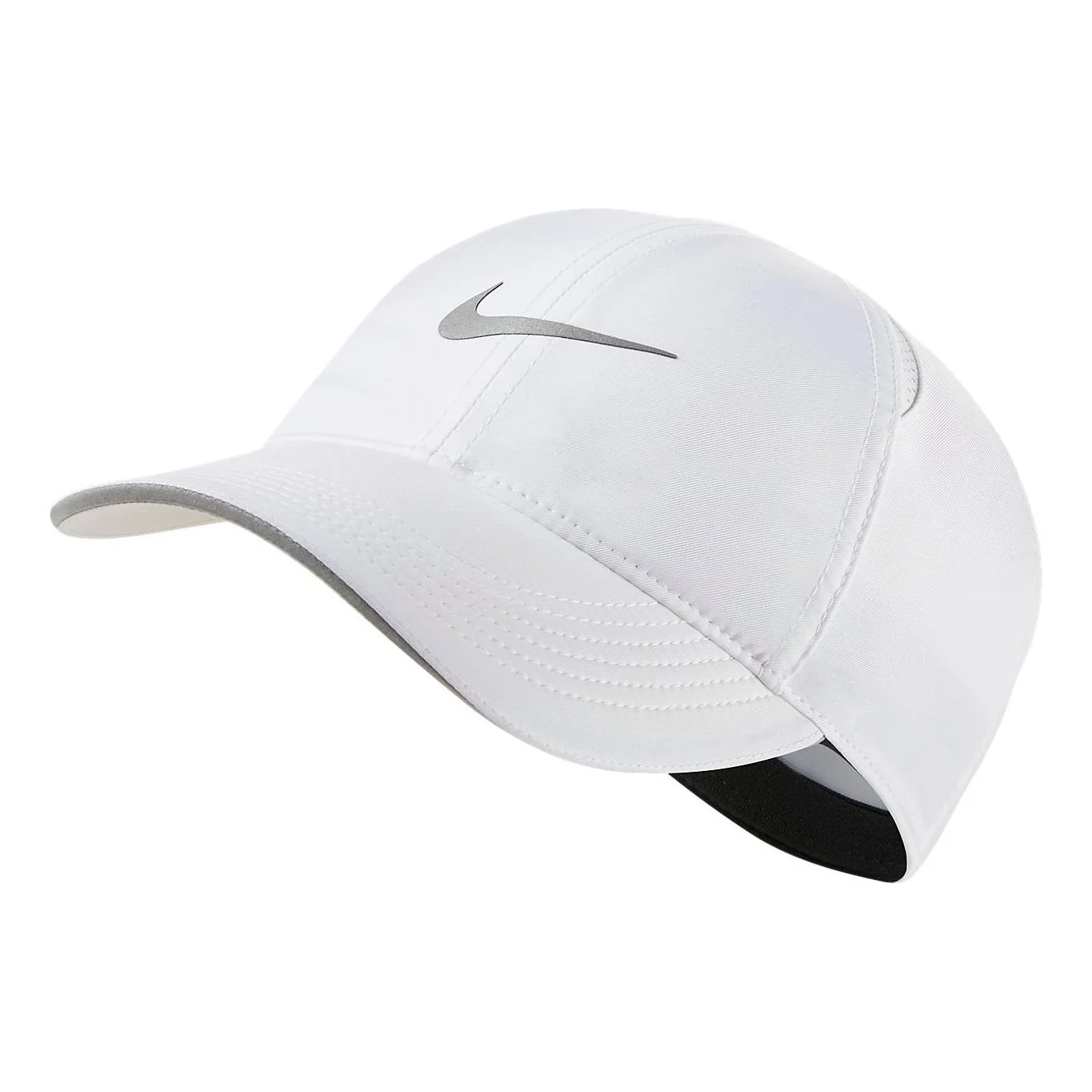 (WMNS) Nike Dri-FIT Aerobill Featherlight Running Cap 'White Grey' AR2028-100 - 1