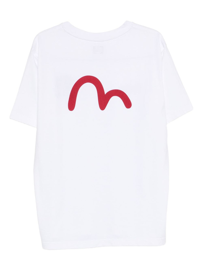 EVISU tiger cotton T-shirt outlook