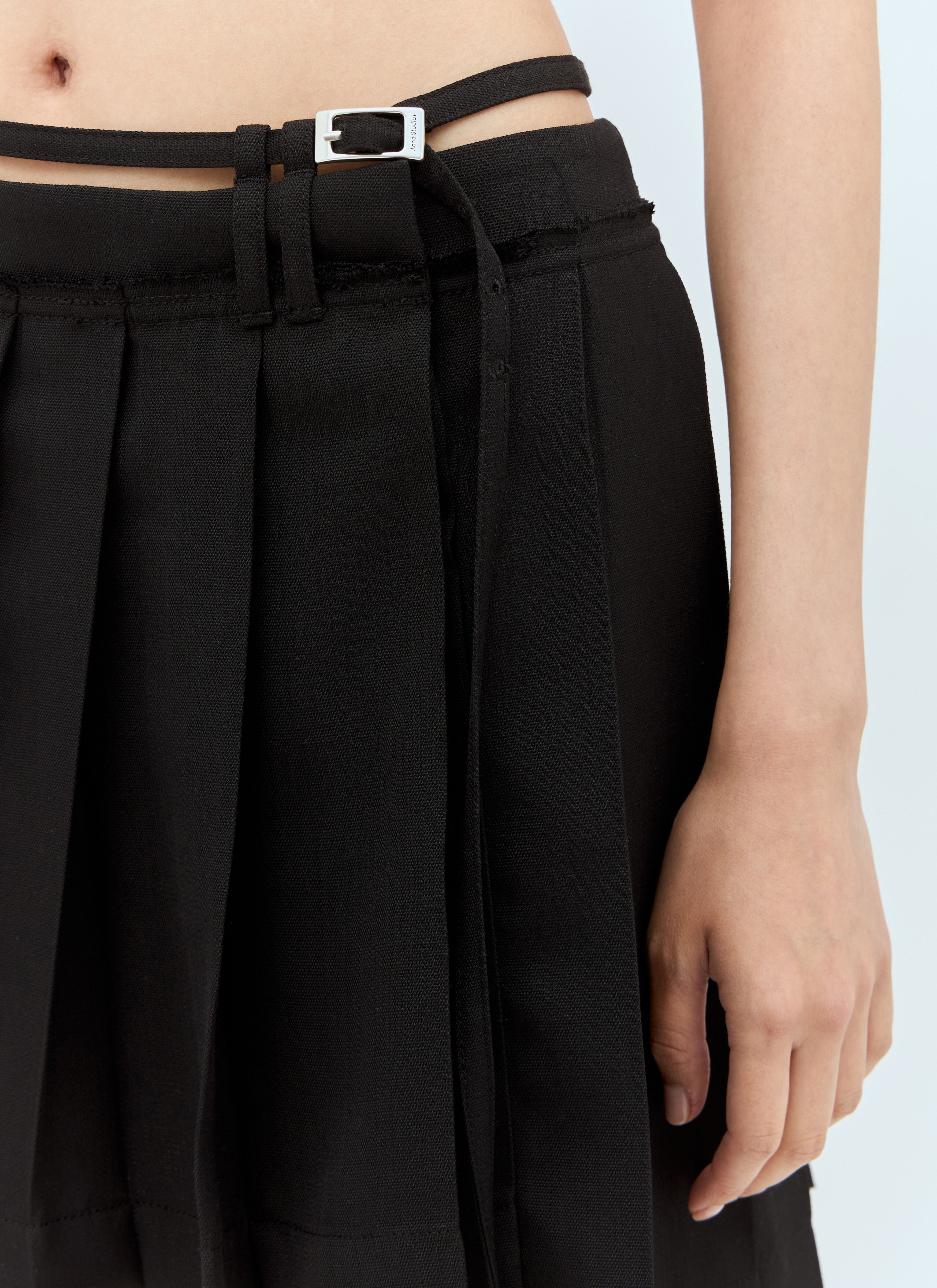 Acne Studios Women Pleated Mini Skirt - 3