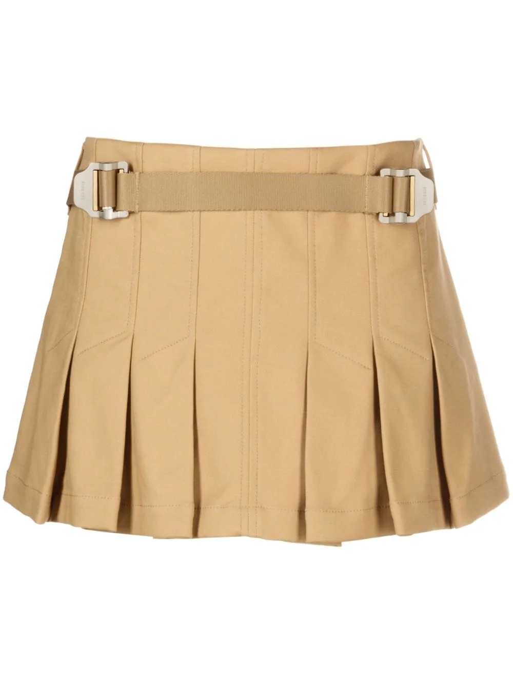 Safety Slider pleated miniskirt - 1