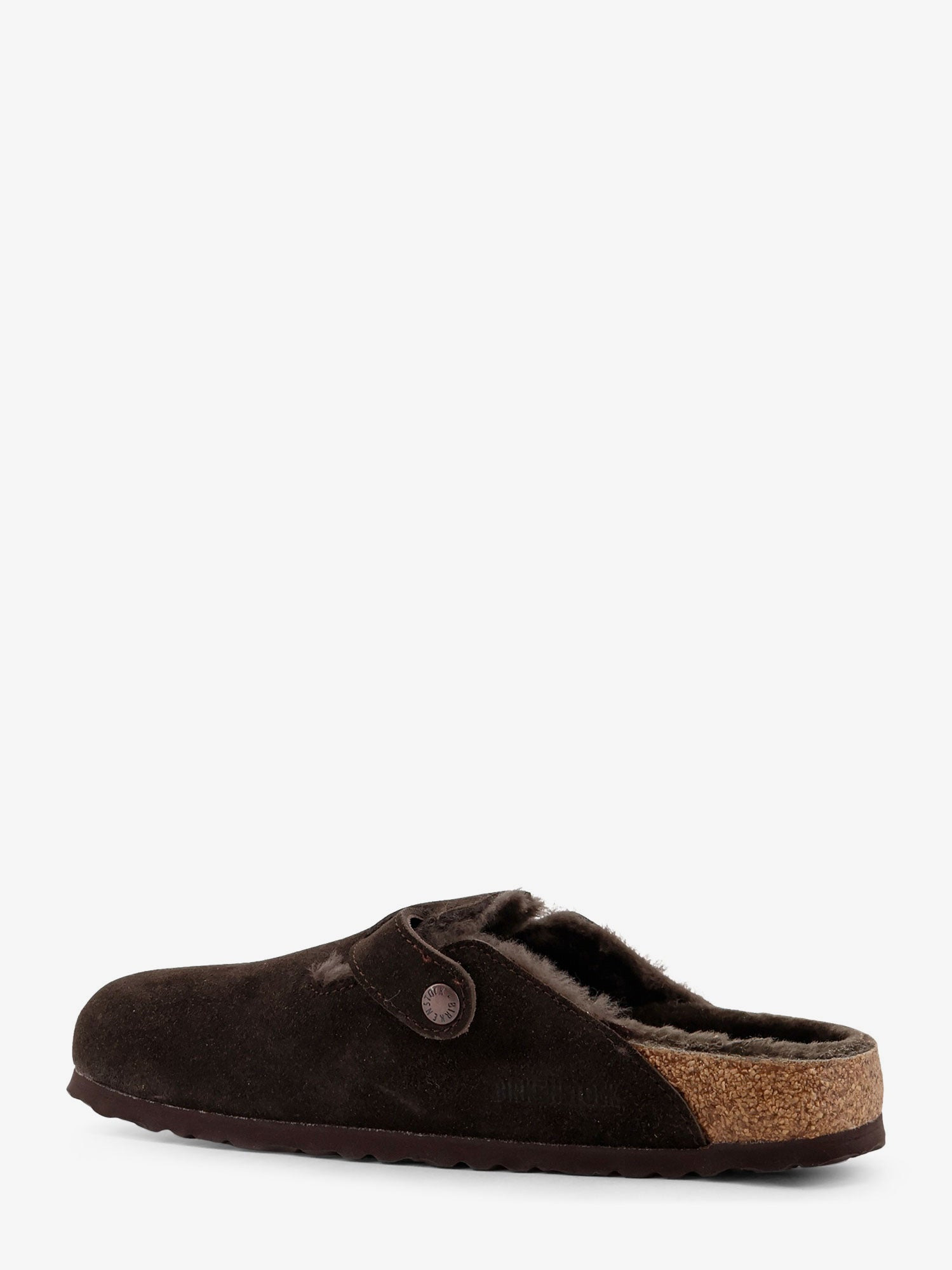BOSTON VL/SHEARLING SUEDE MULE - 3