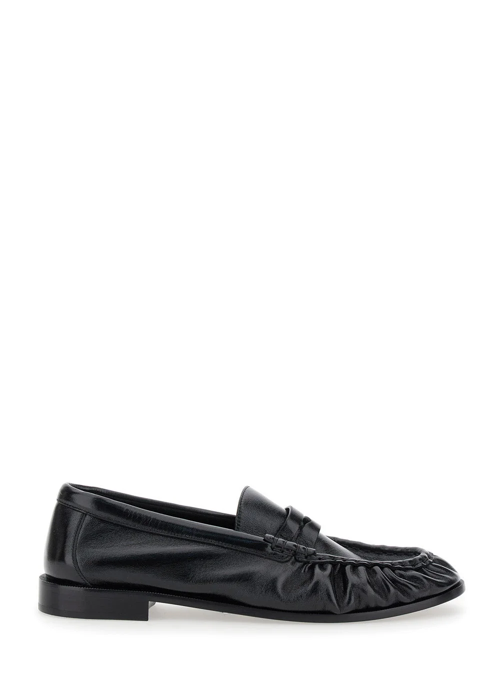 Saint Laurent Men Black Loafers With Cassandre In Leather Man - 1