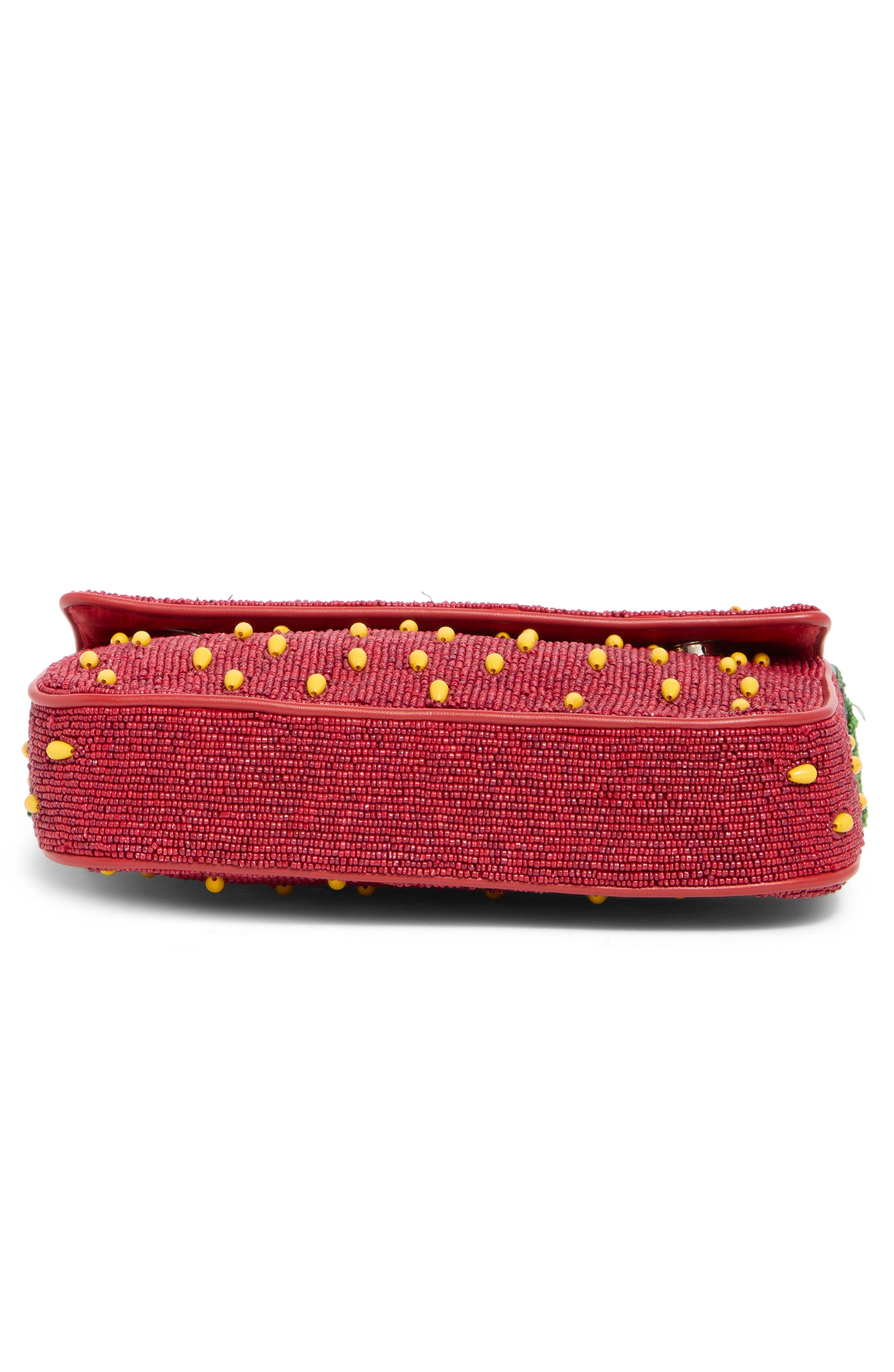 STAUD Tommy Beaded Shoulder Bag in Strawberry Dream at Nordstrom - 6
