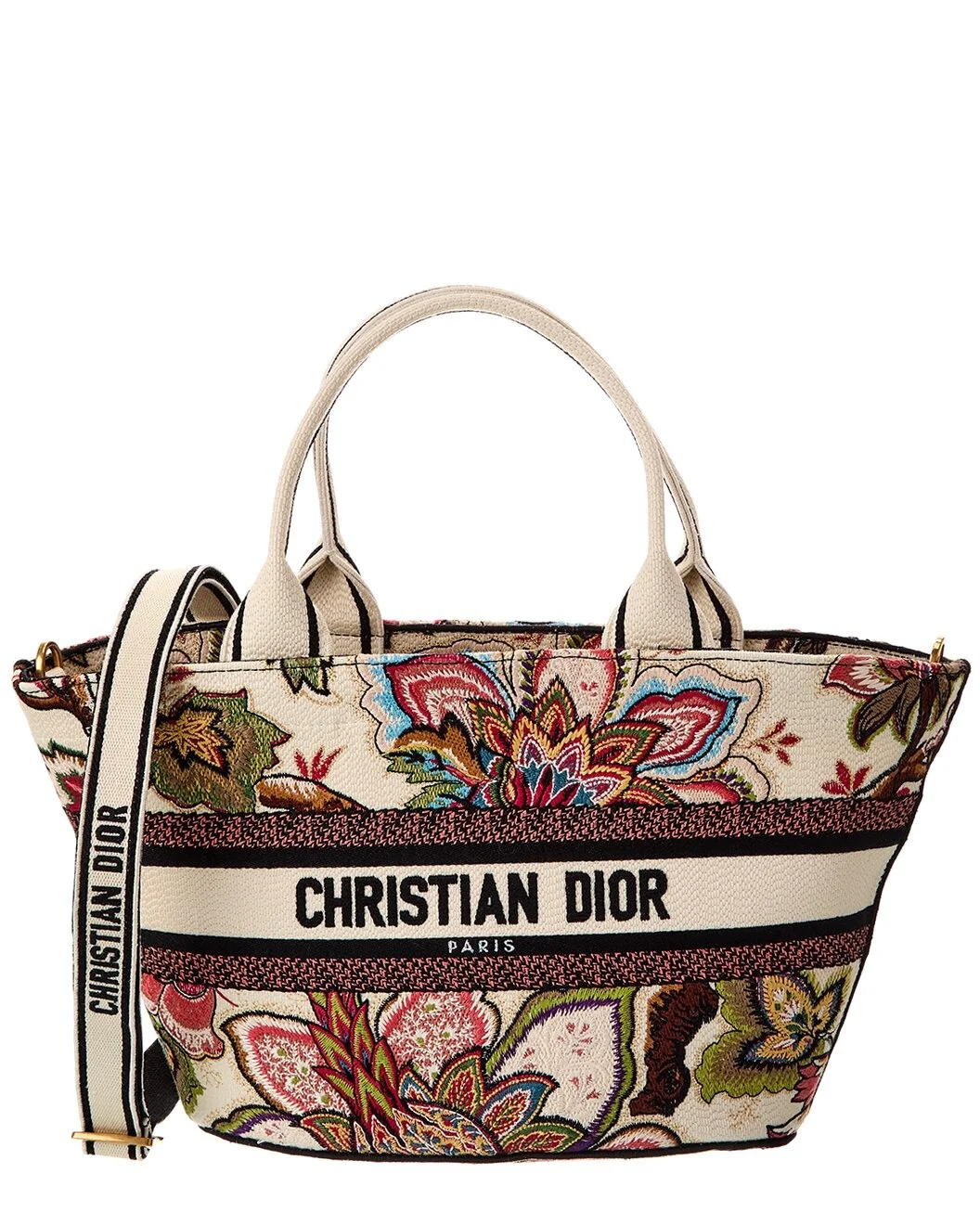 Dior Hat Canvas Basket Bag - 1