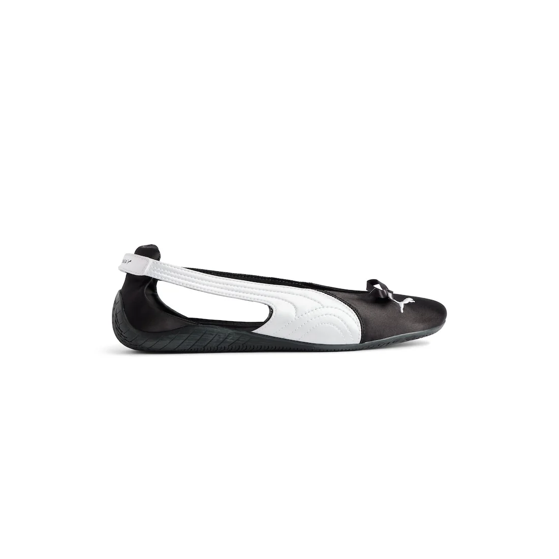 Women's Speedcat Ballet Satin Balenciaga in Black/white - 1