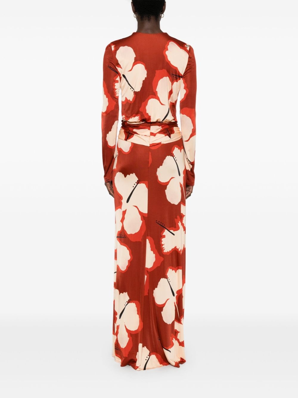 Coral Marino maxi dress - 4