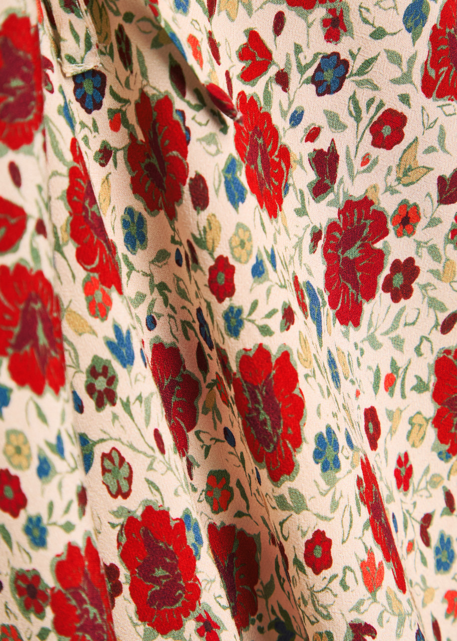 Rixo Lacie Floral-print Crepe de Chine Mini Dress - 5