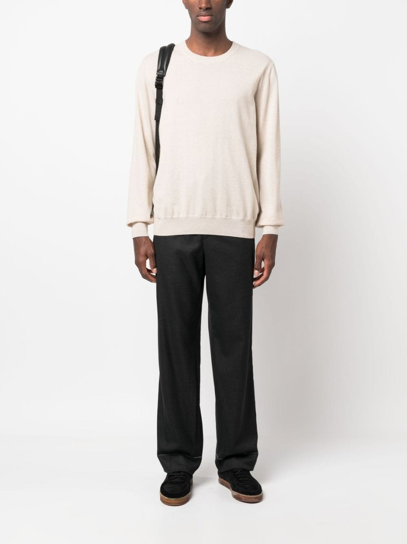 Brioni drawstring-waist wool trousers outlook