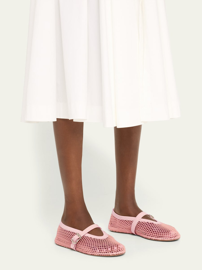Alaïa Mesh Mary Jane Ballerina Flats outlook