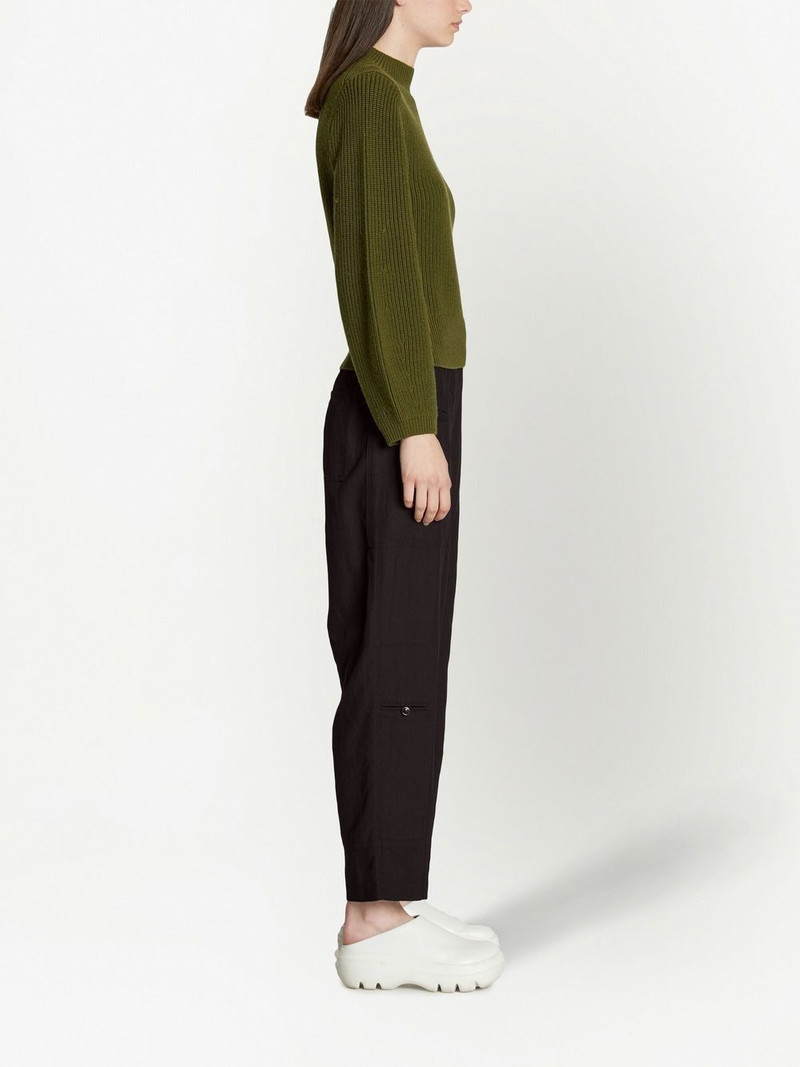 high-waisted tailored trousers 3