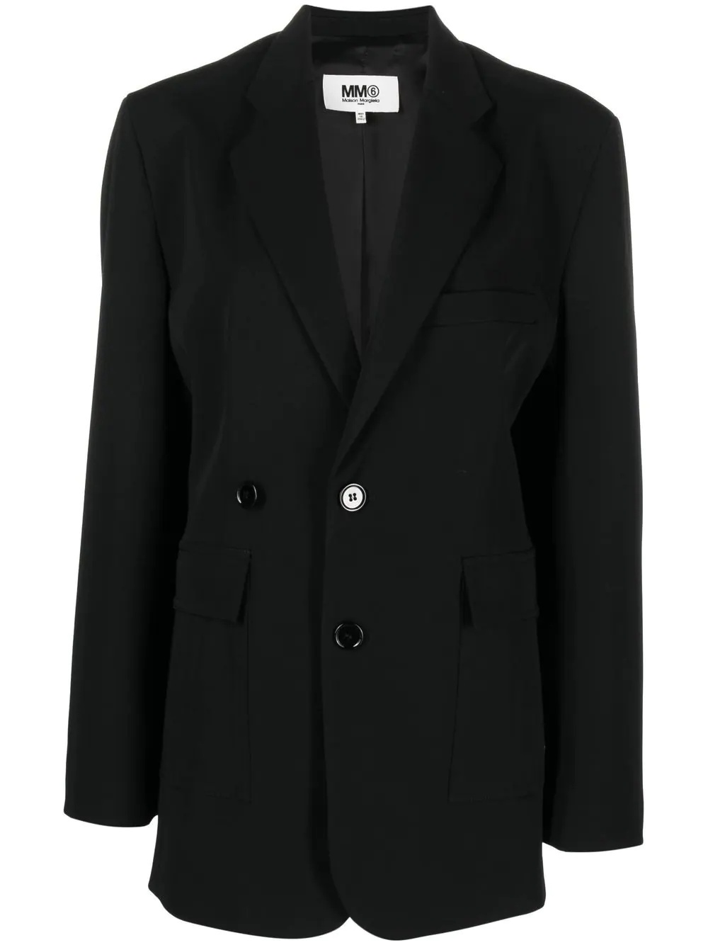 overize single-breasted blazer - 1