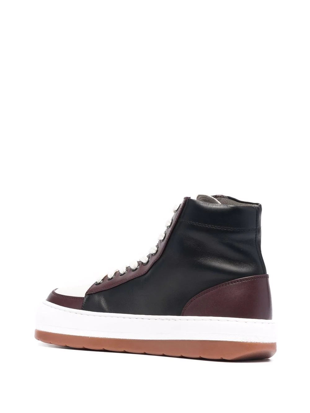 chunky-sole high top sneakers - 3