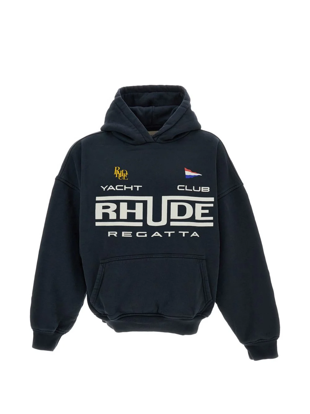 logo-print hoodie - 1