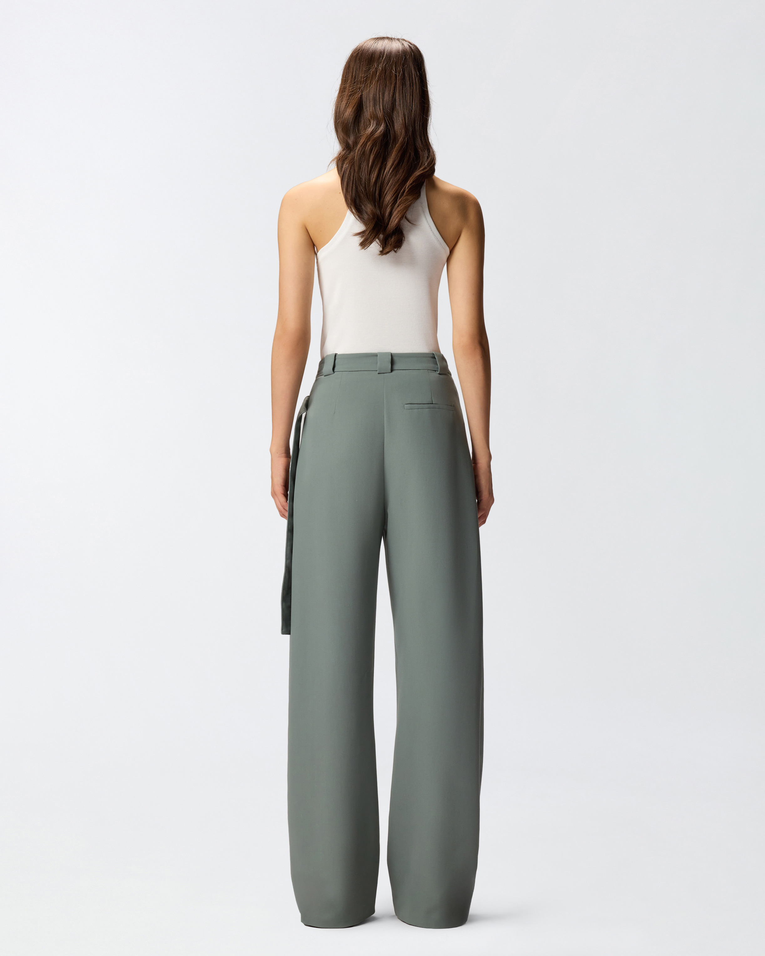 WIDE-LEG WRAP TROUSERS - 4