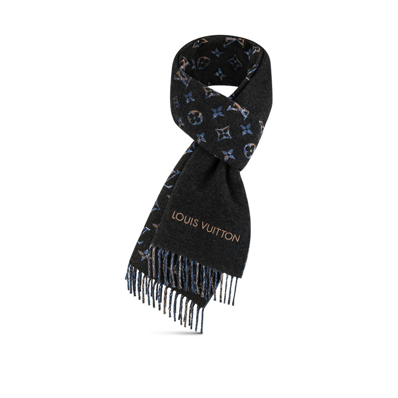 Monogram Gradient Tartan Scarf 4