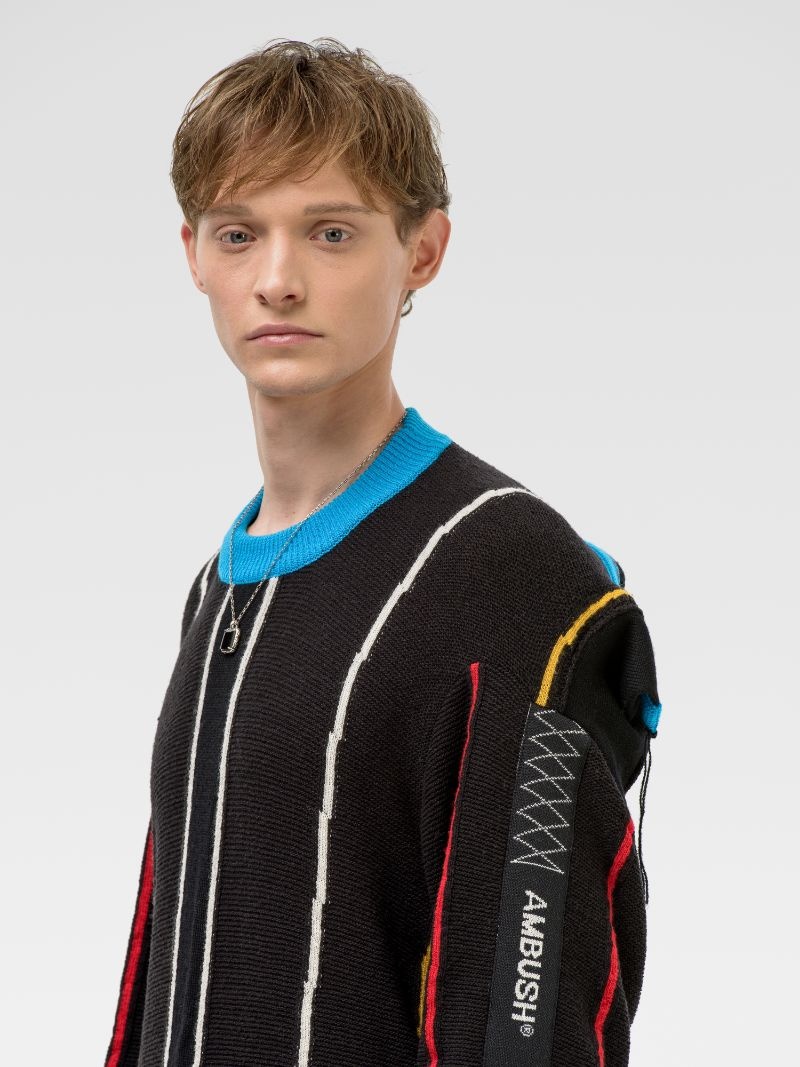 FOLDING KNIT SWEATER - 7