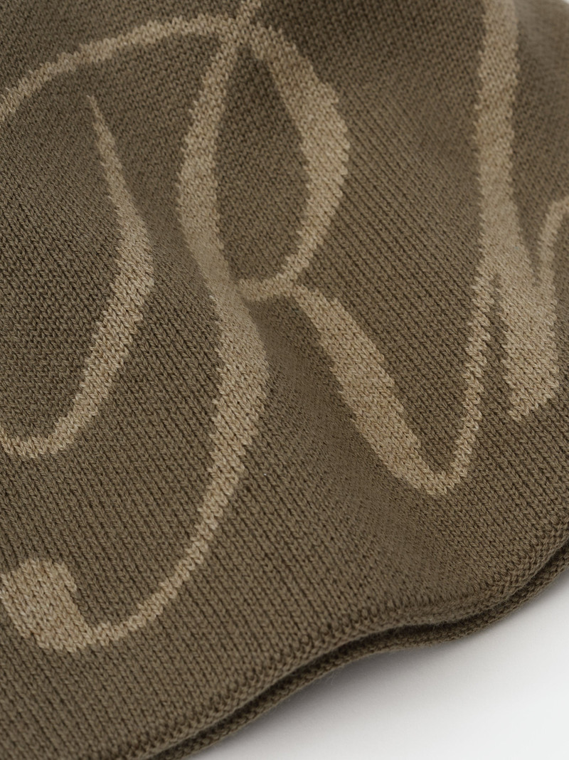 RHUDE SCRIPT KNIT BEANIE 3