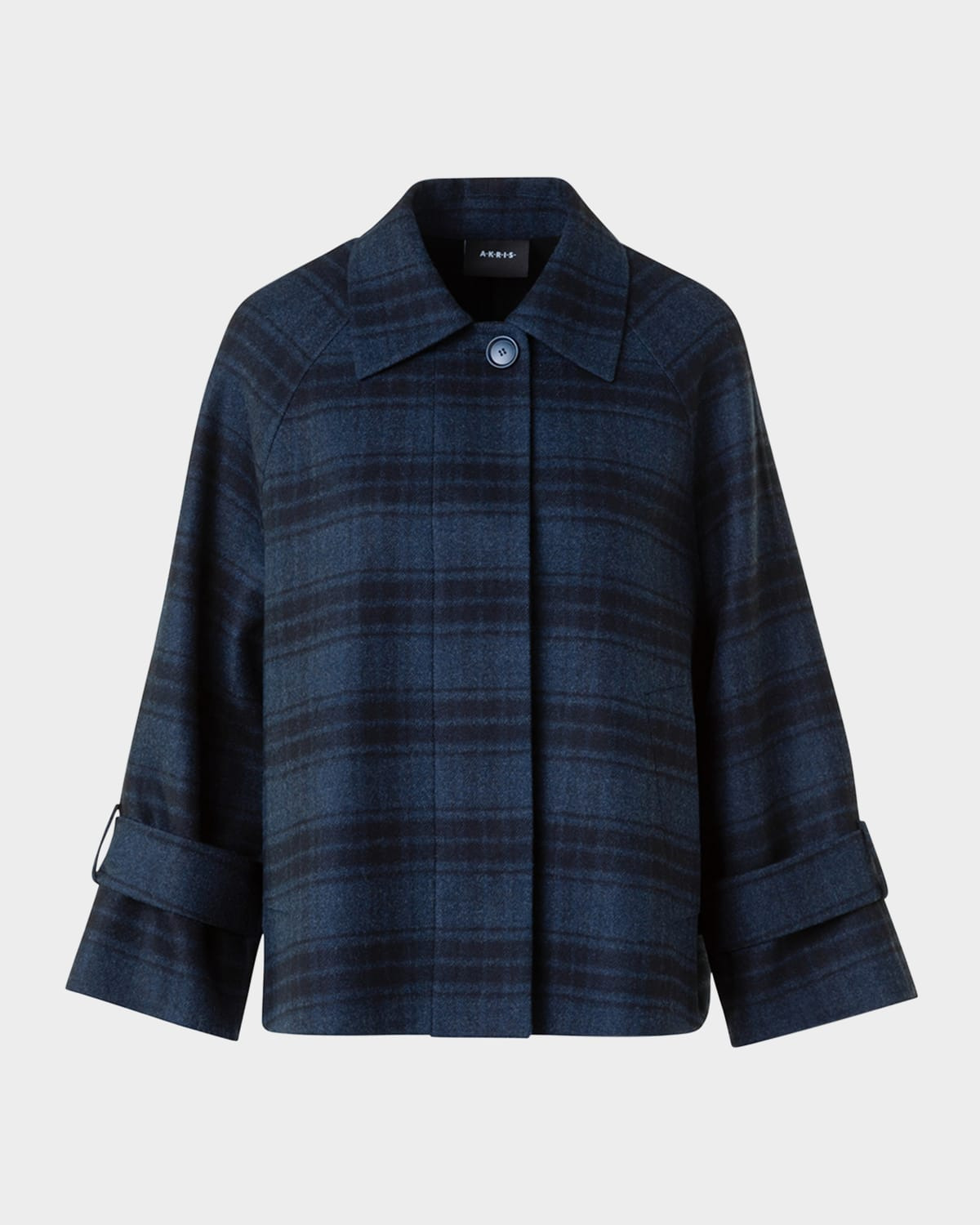 Alisa Check Wool Double Face Jacket - 1