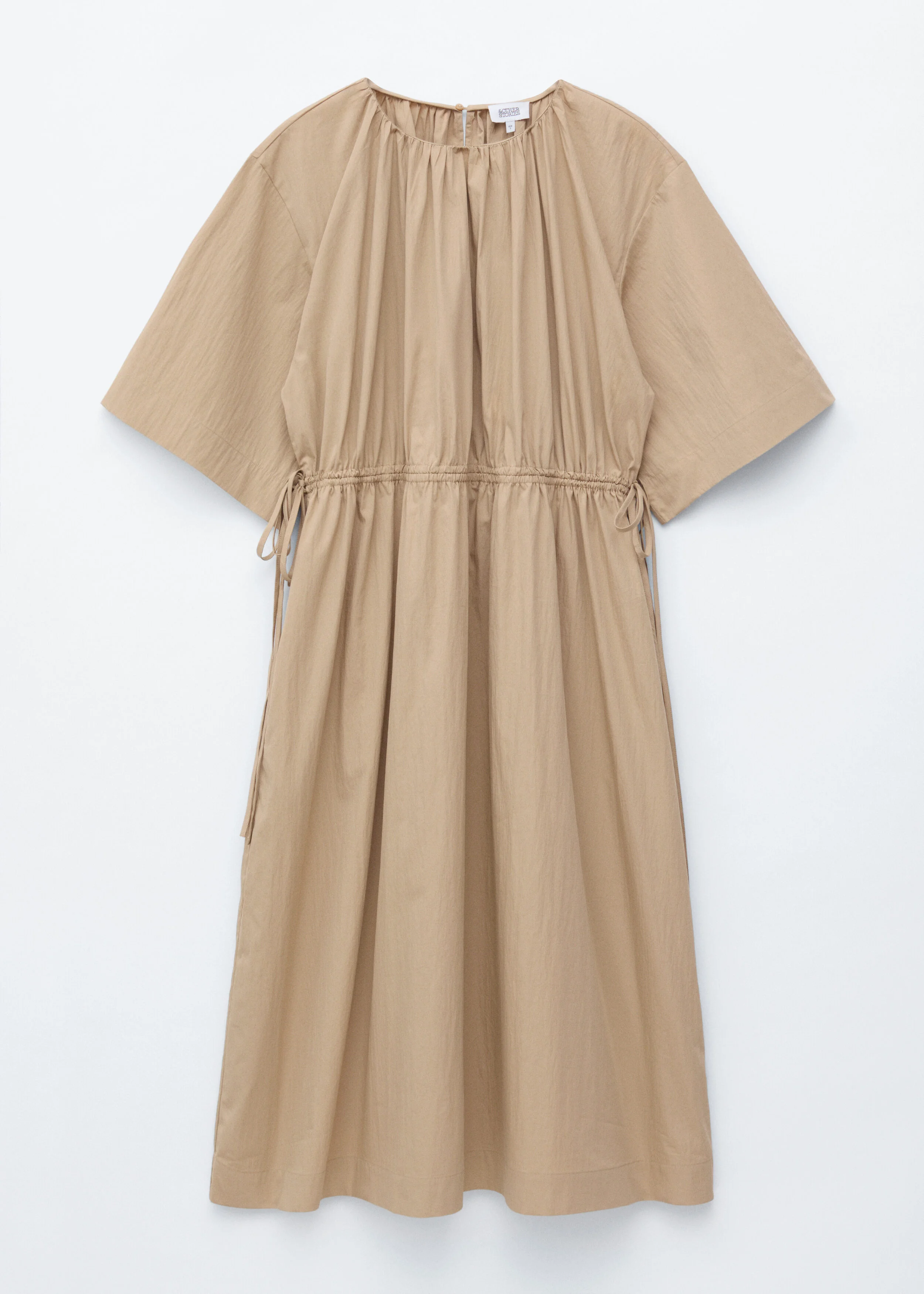 Drawstring Midi Dress - 1
