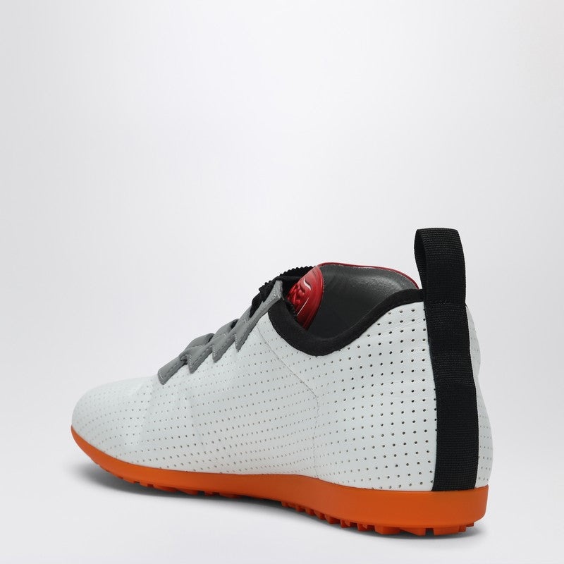 Valentino Garavani White perforated nappa leather Chromathon Sneaker - 2