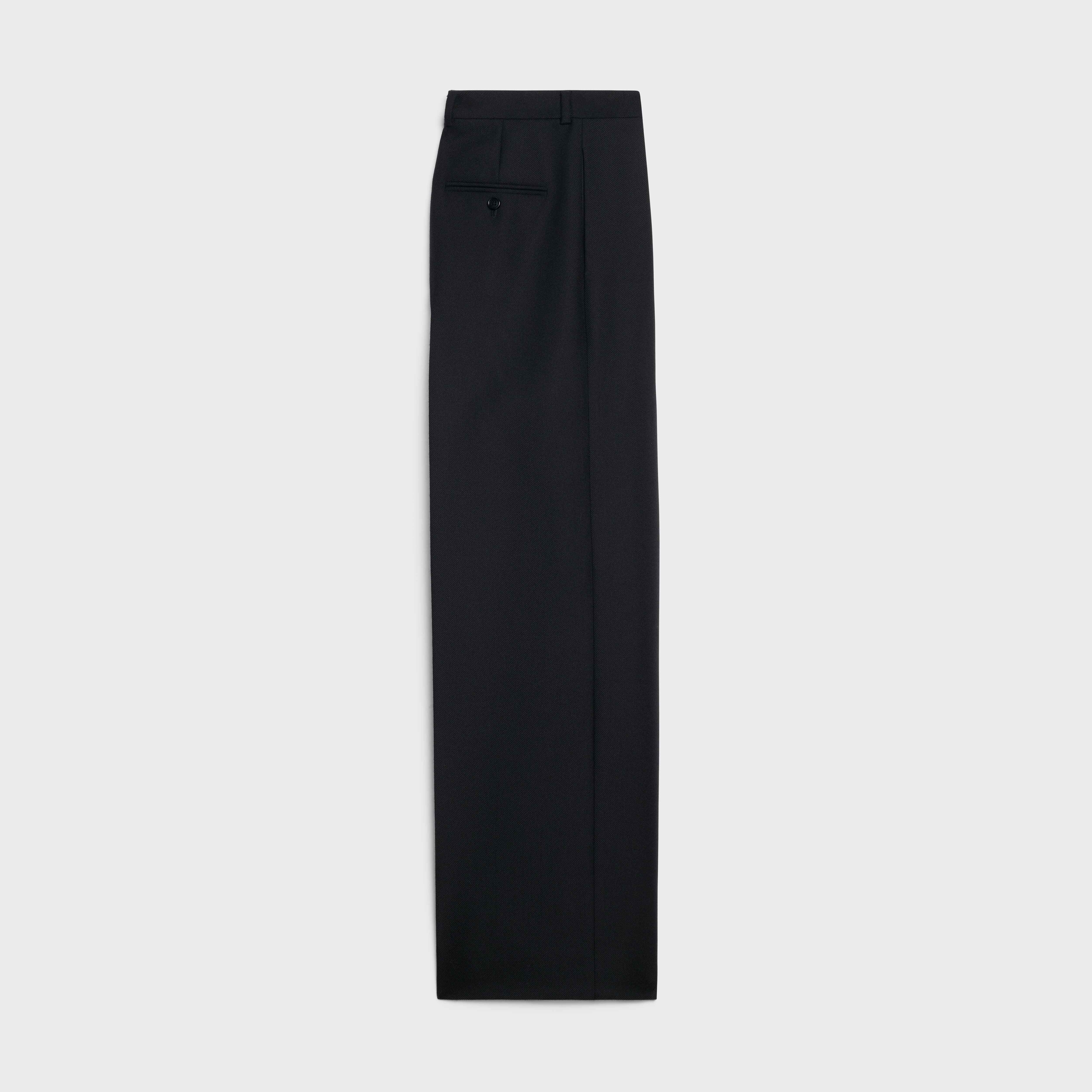 TAILLAT PANTS IN WOOL GABARDINE AND MOHAIR - 2