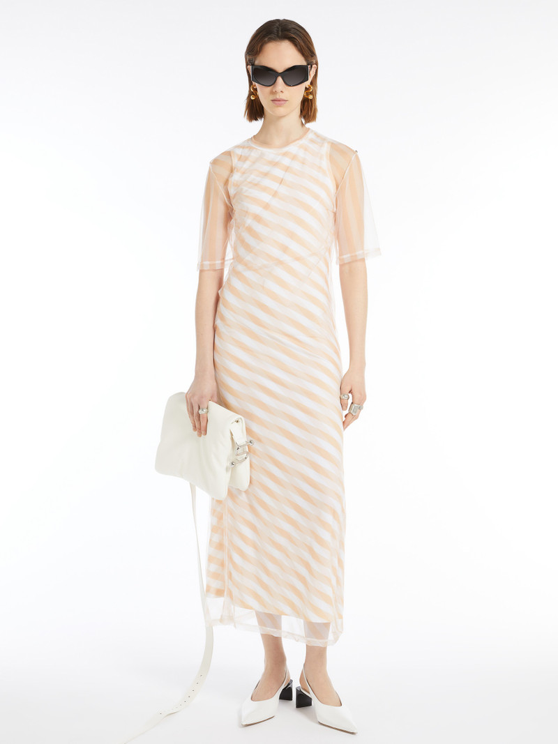 Sportmax PAUSA Double op-art dress outlook