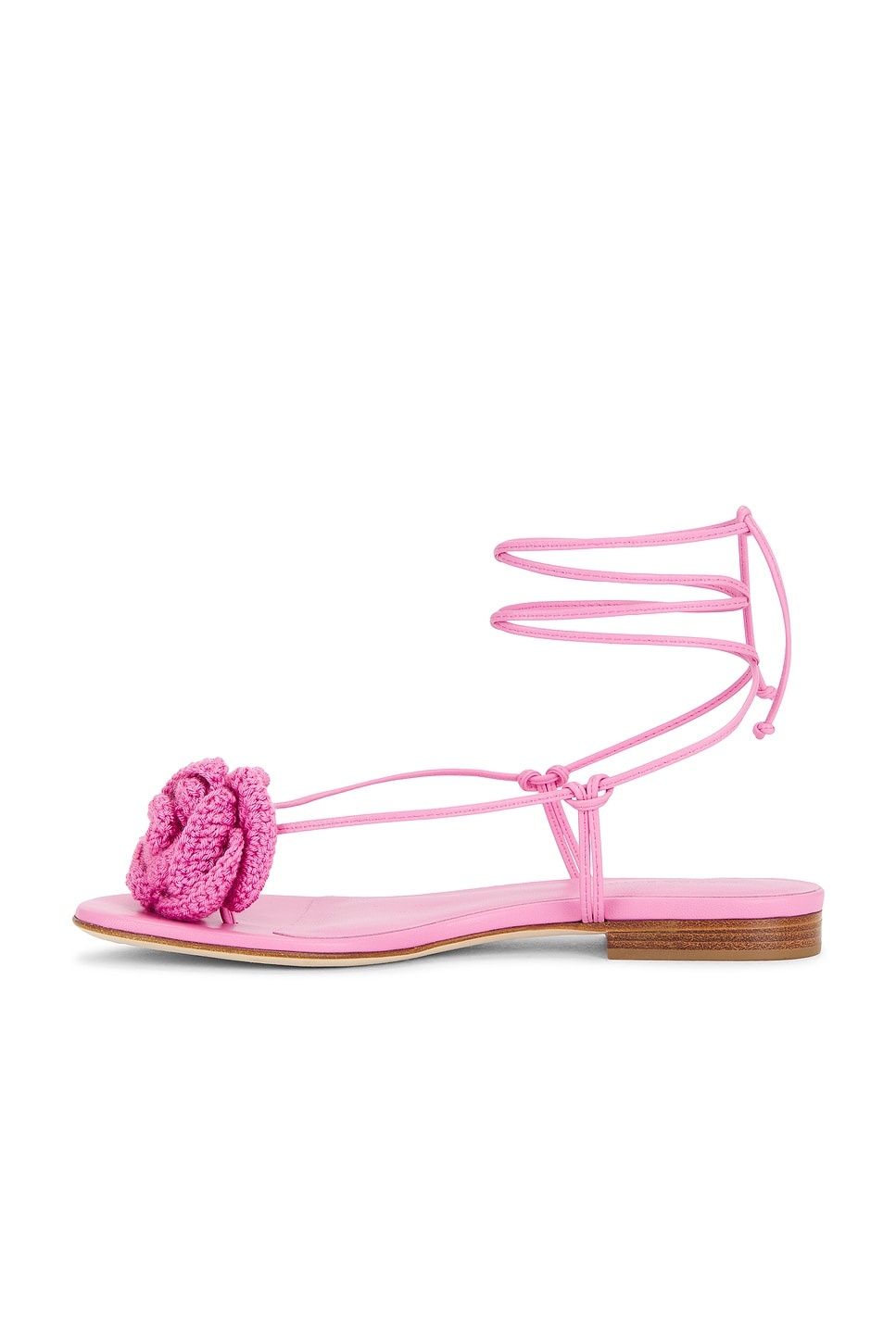 Crochet Flower Flat Sandal - 5