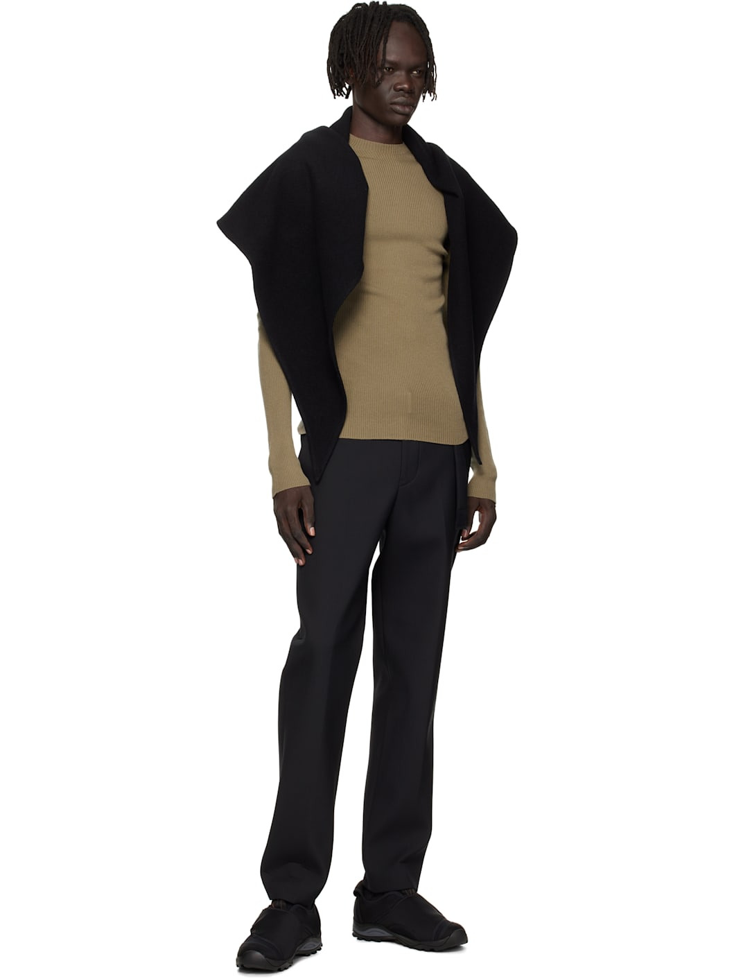 Black Losange Scarf - 3