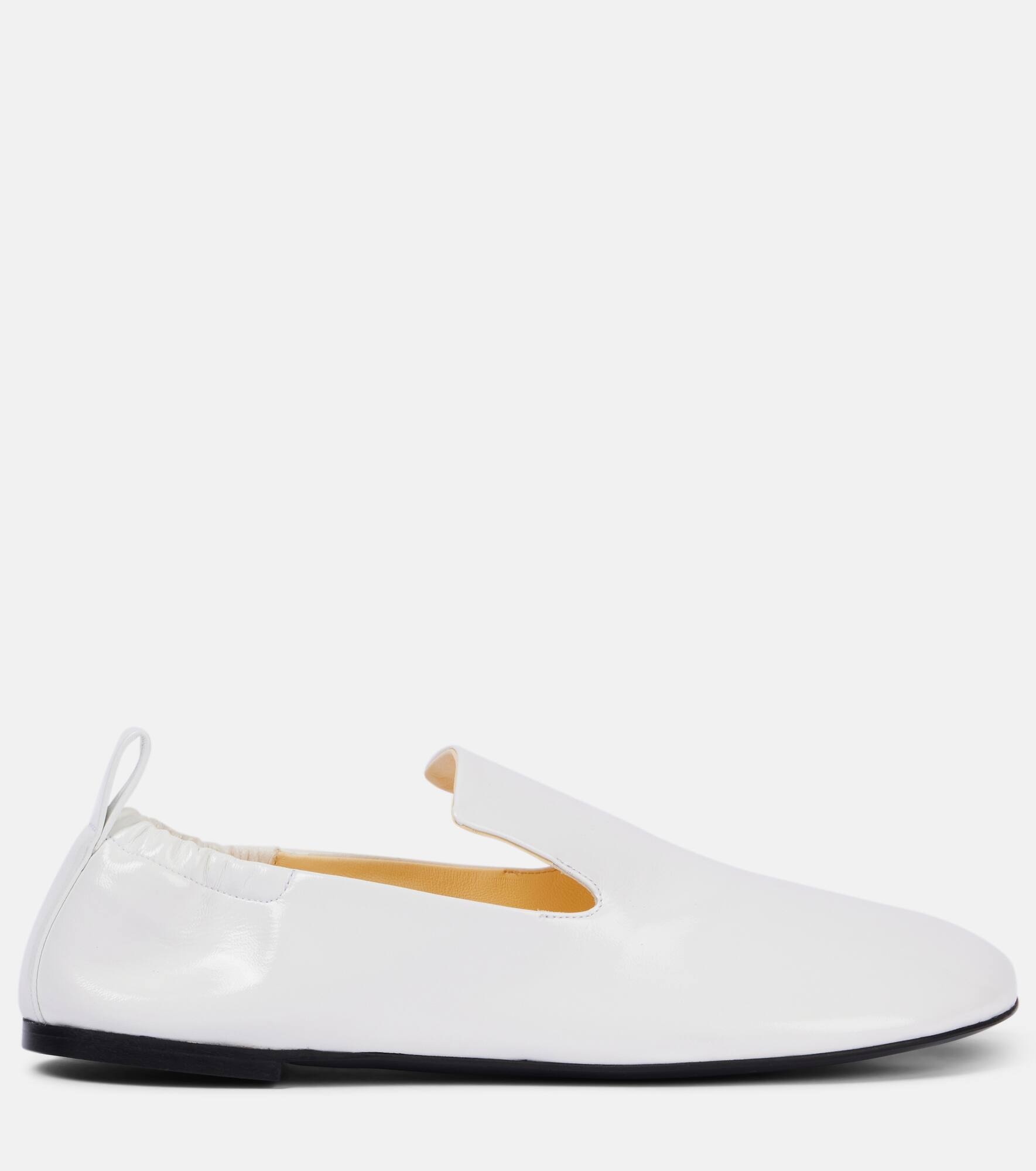Glove leather loafers - 4
