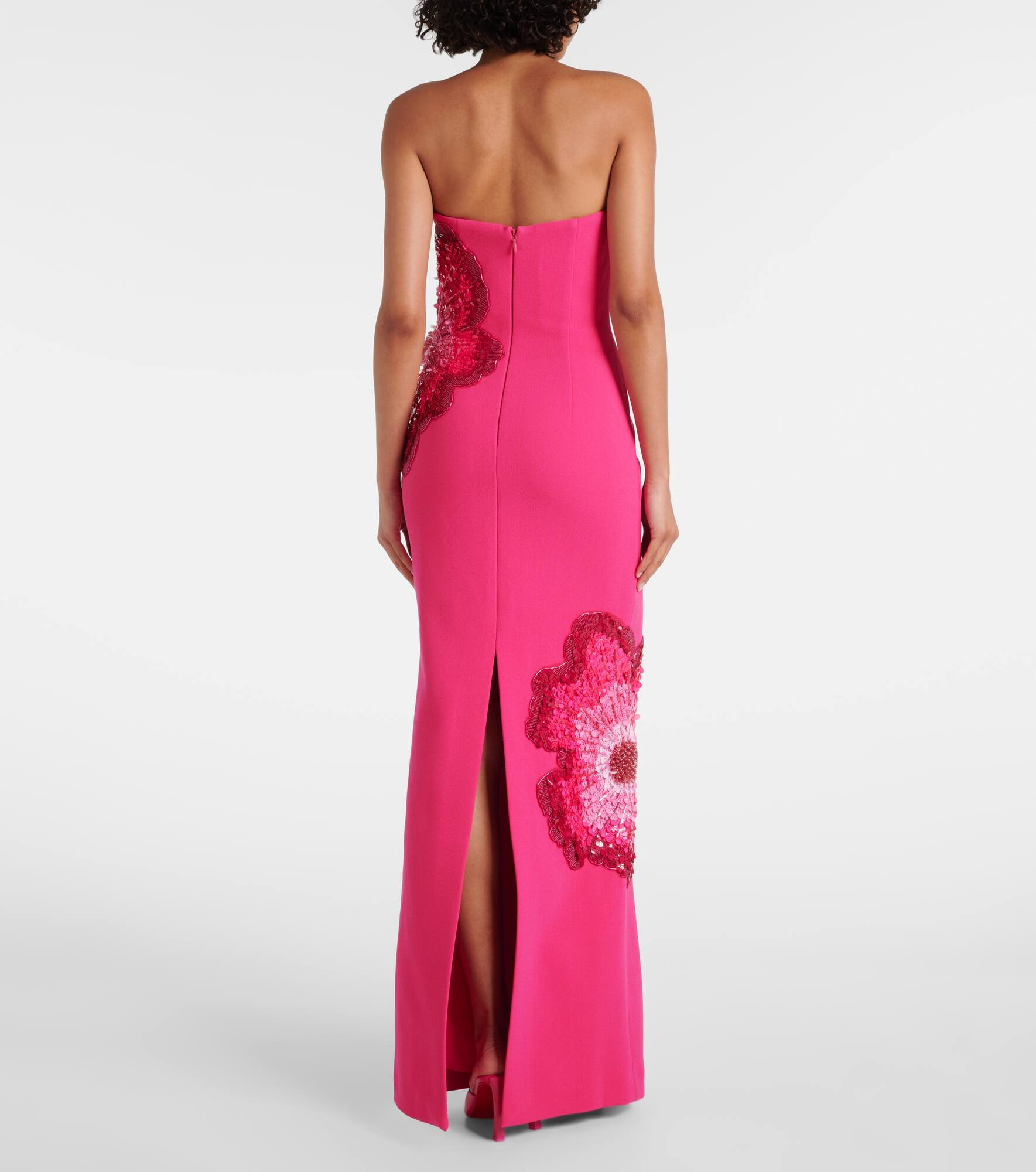 Layana embellished strapless gown - 3