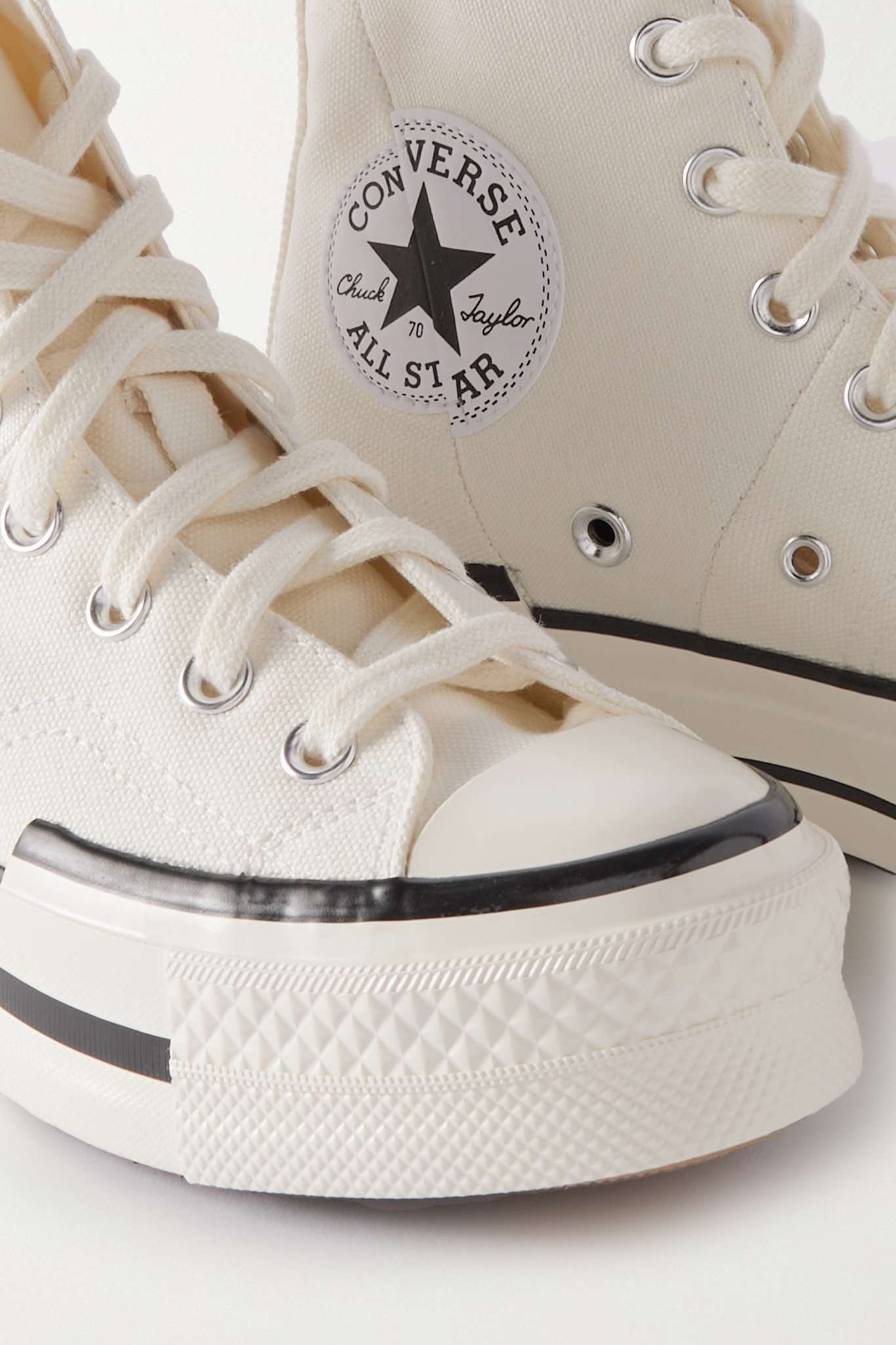 Chuck 70 Plus canvas high-top sneakers - 4