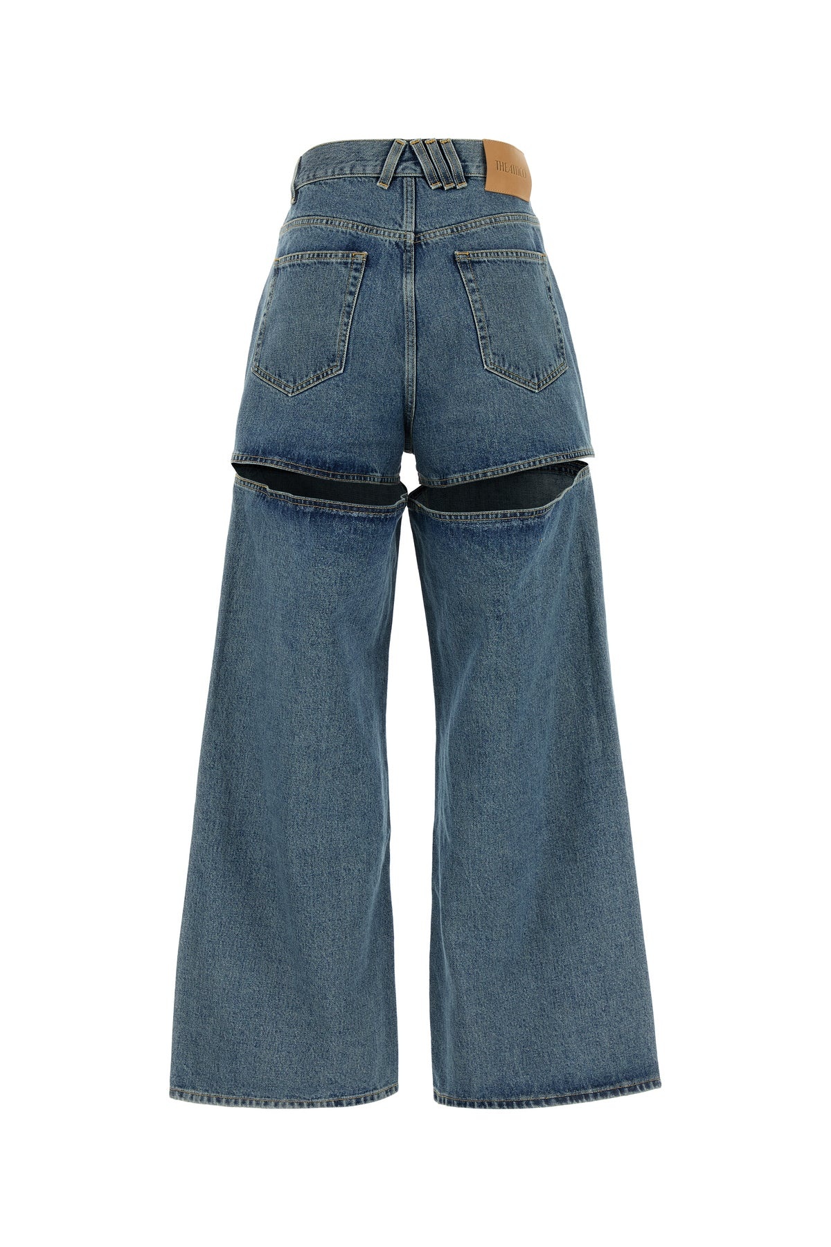 Denim wide-leg jeans - 2