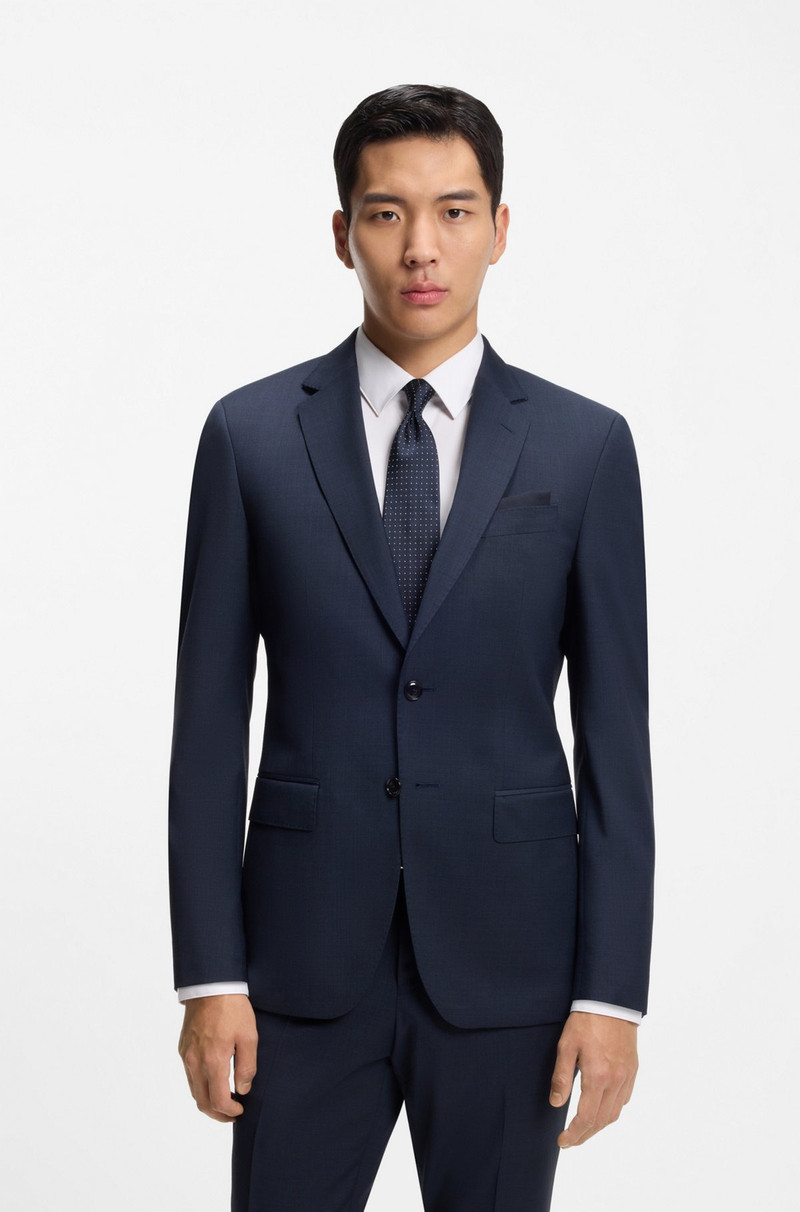 BOSS SILK-BLEND TIE WITH JACQUARD-WOVEN DOT MOTIF outlook