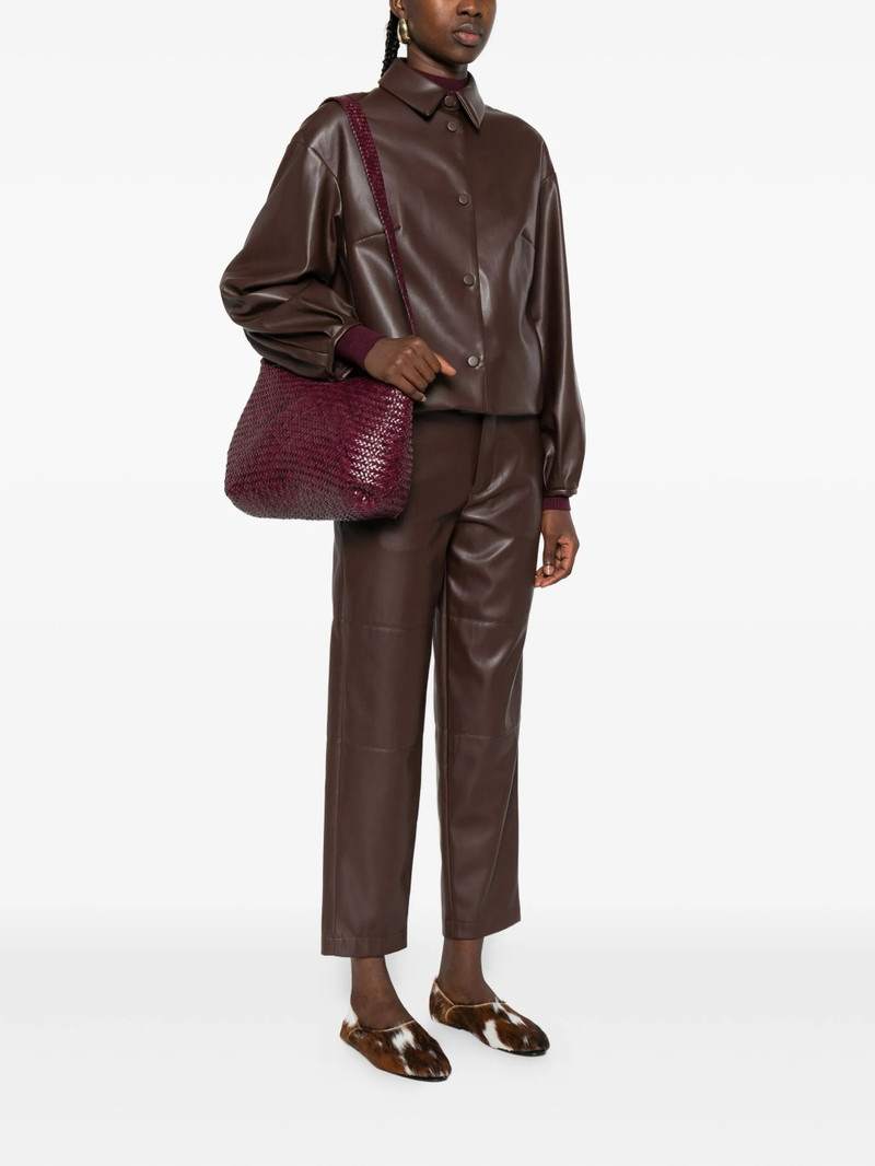 DRAGON DIFFUSION Dragon Diffusion Woven Leather Shoulder Bag outlook