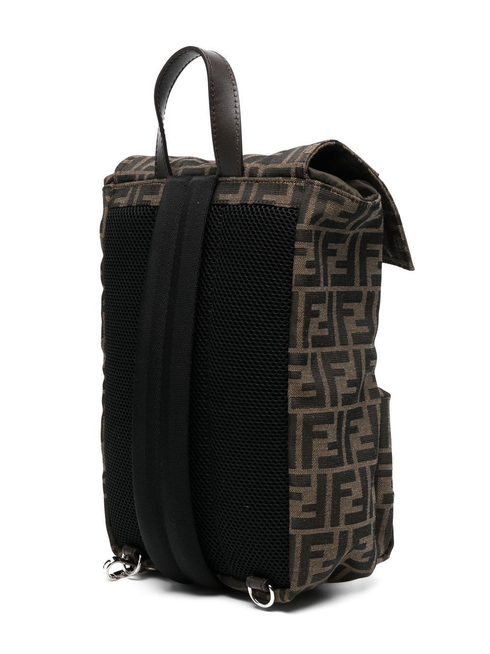 monogram-print backpack - 3