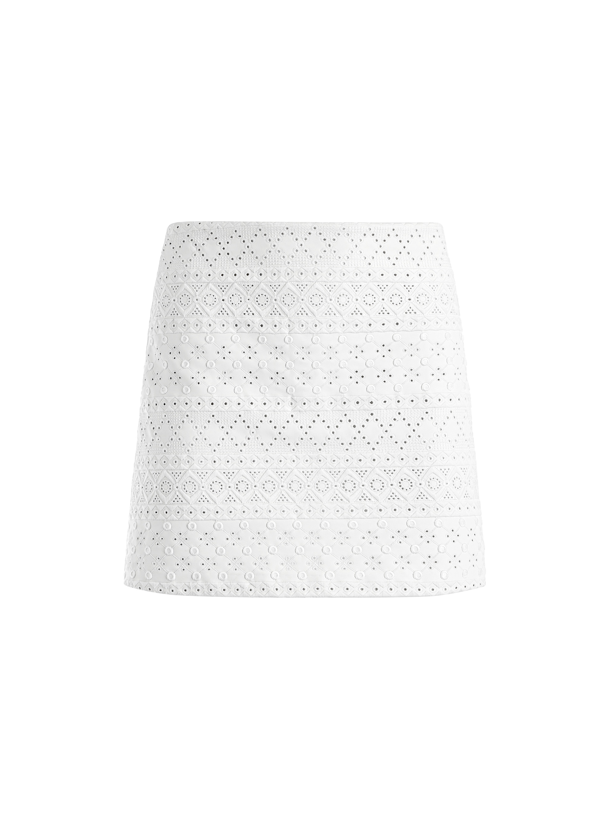 RILEY EMBROIDERED MINI SKIRT - 1