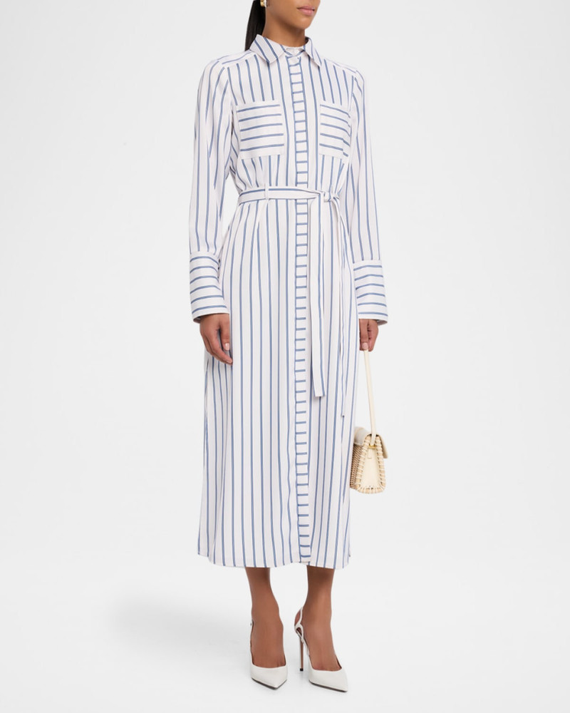 Miriam Striped Midi Shirtdress 4