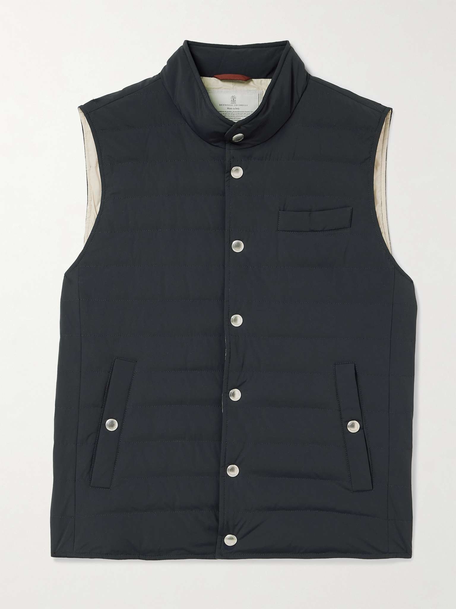 ダウンベスト BRUNELLO CUCINELLI Monile reversible vest