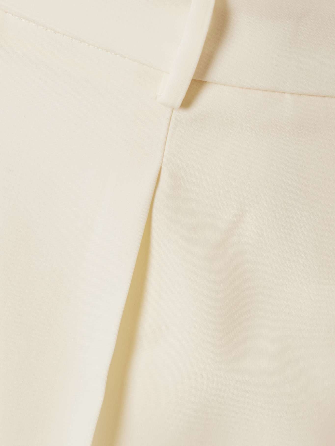 Pleated wool and silk-blend cady straight-leg pants - 4