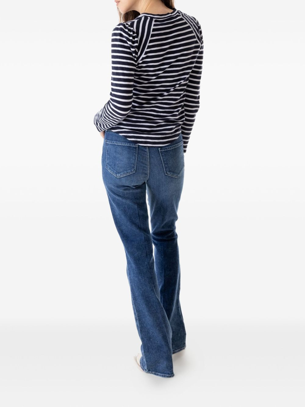 raglan-sleeve striped T-shirt - 2