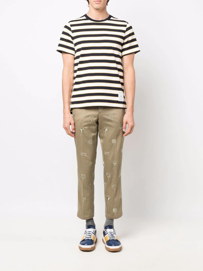 Thom Browne striped short-sleeve T-shirt outlook