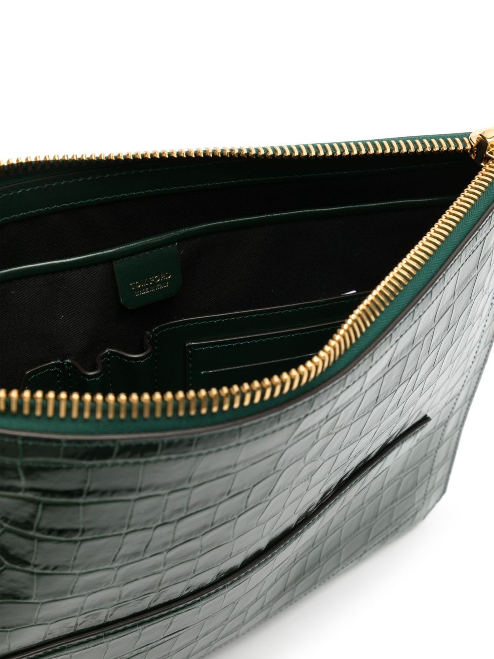 leather clutch bag - 4