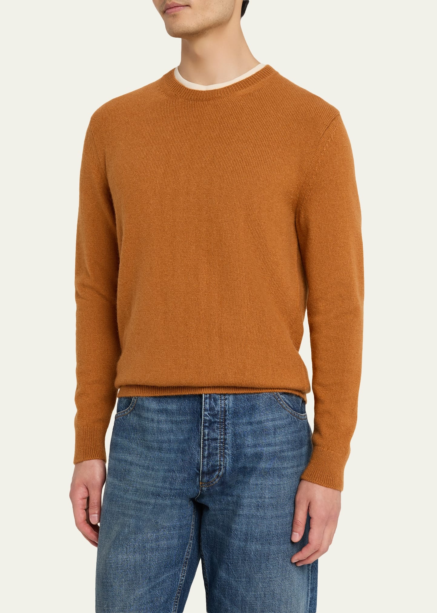 Men's Ares Alpaca-Blend Crewneck Sweater - 4
