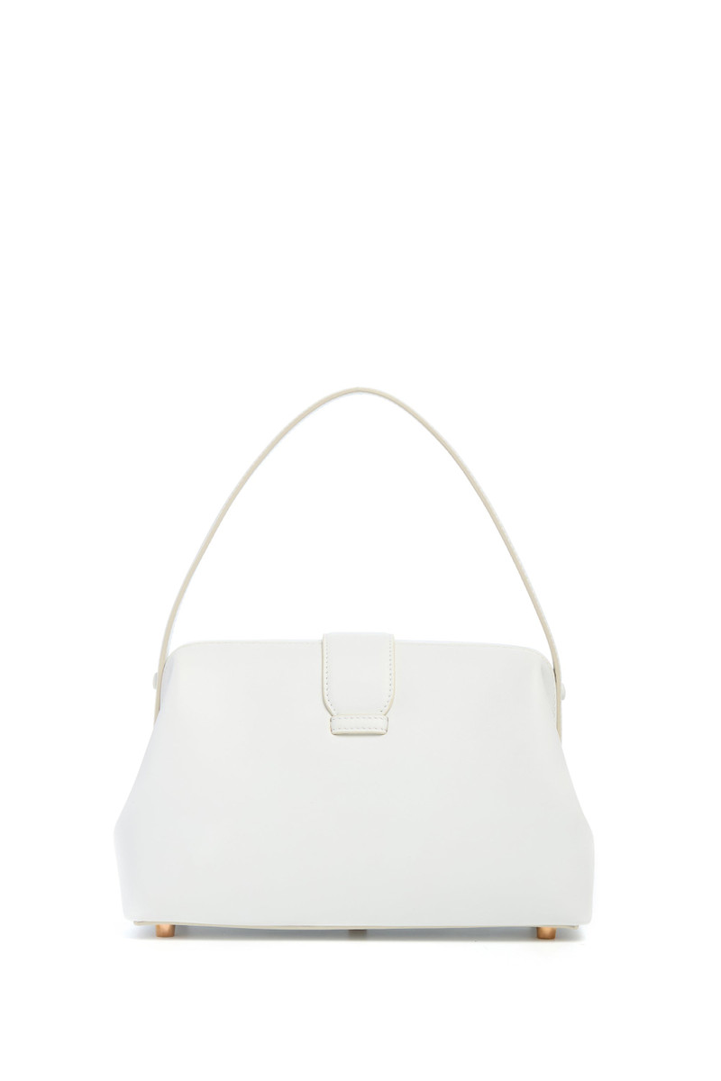 Golda Bag in Ivory Leather 3