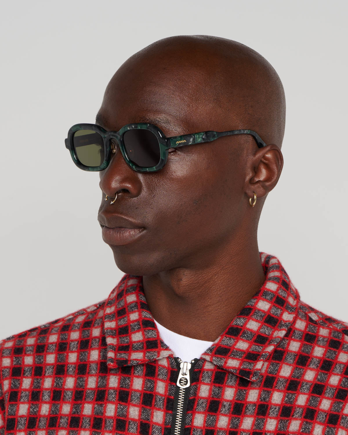 Newman Post Modern Primitive Eye Protection - Green Pearl - 4