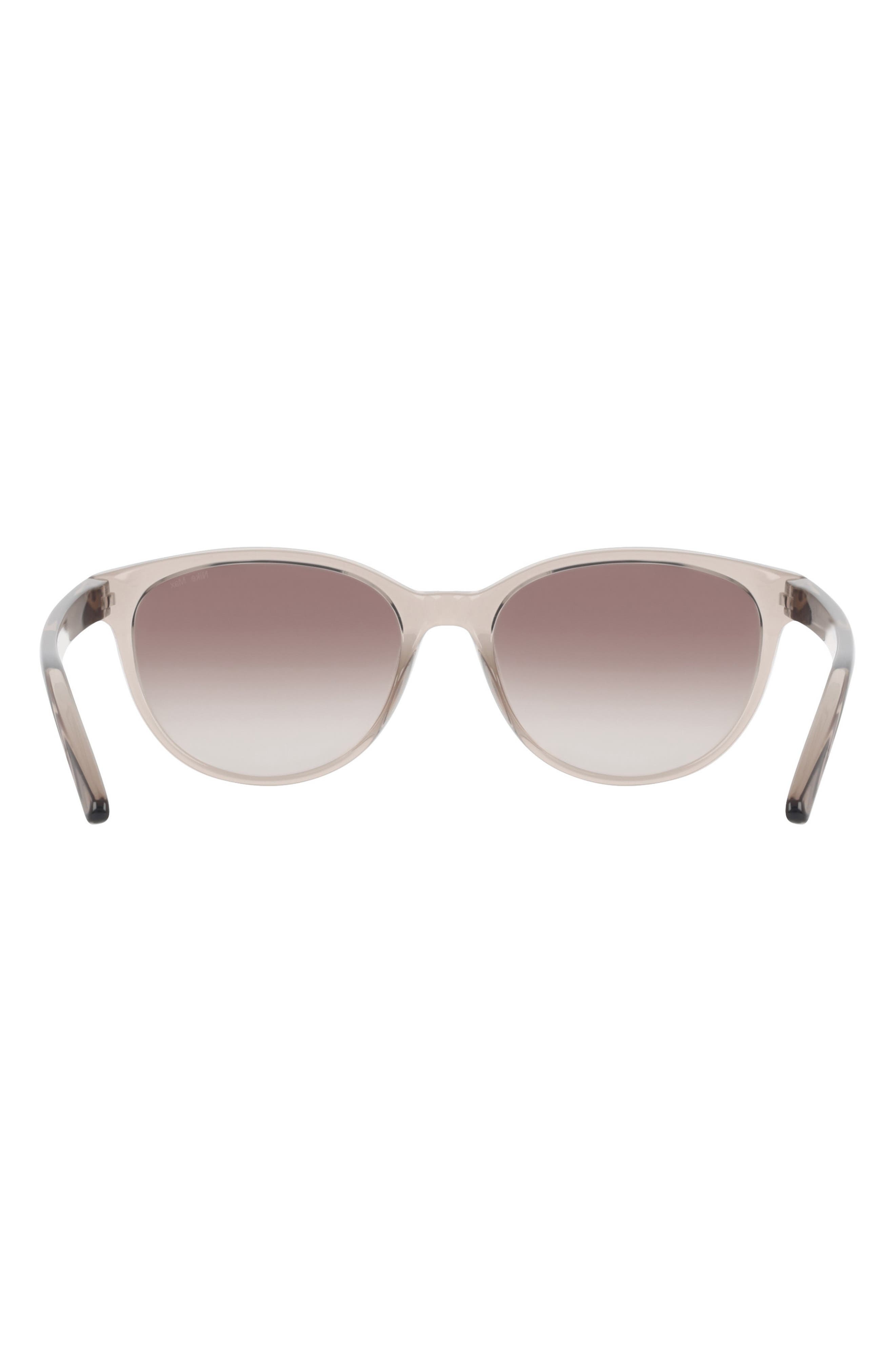 Nike Vital Trend 55mm Gradient Round Sunglasses in College Grey /Brown Gradient at Nordstrom - 8