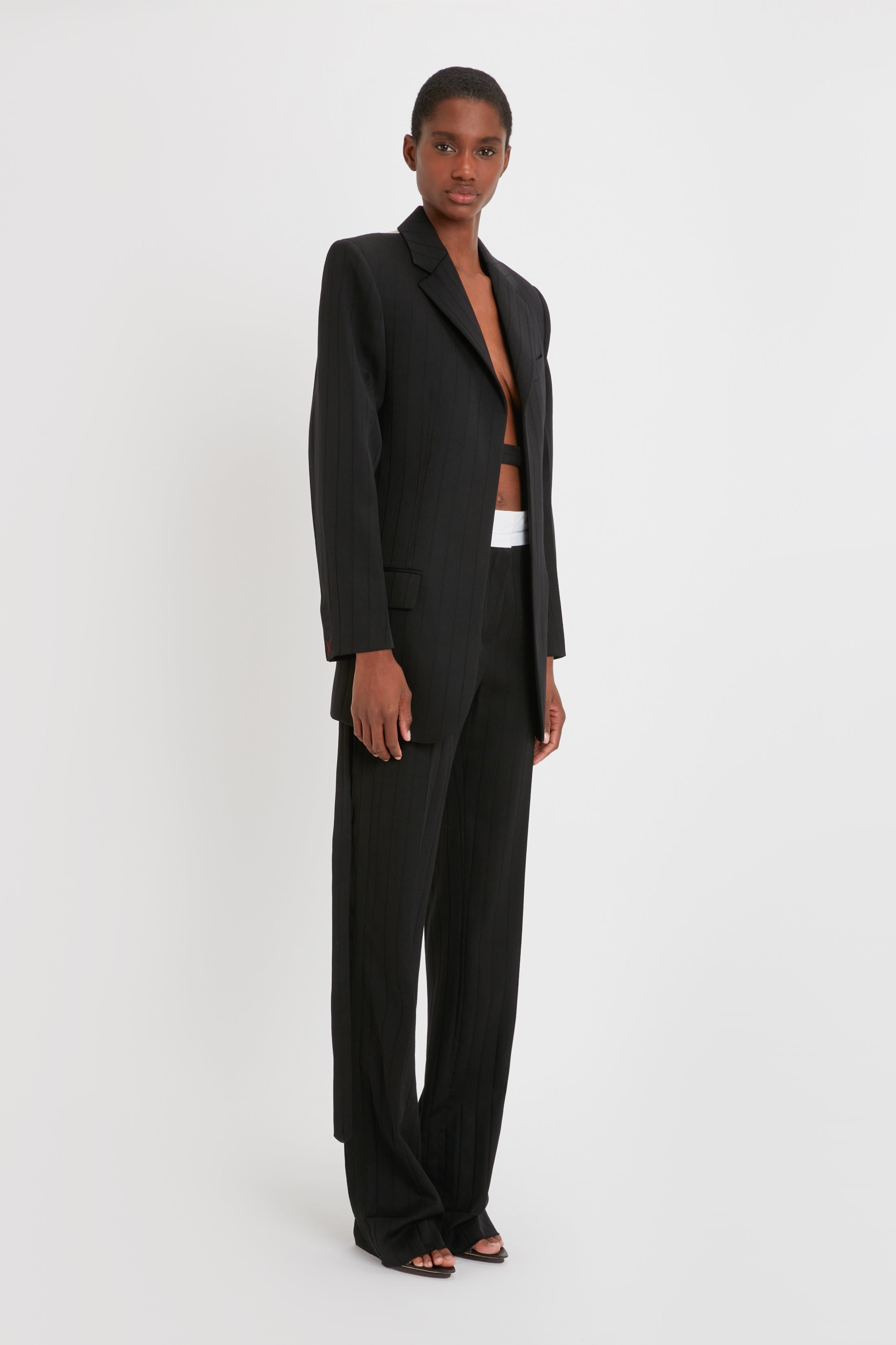 スーツ VICTORIA BECKHAM Women Suit Jackets 1324WJK005568ABLACK Blac Tux Jacket in Black – Victoria Beckham Inc